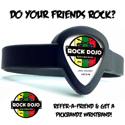 Rock_Dojo_Rock Dojo’s Refer-A-Friend Pickbandz Wristband_01