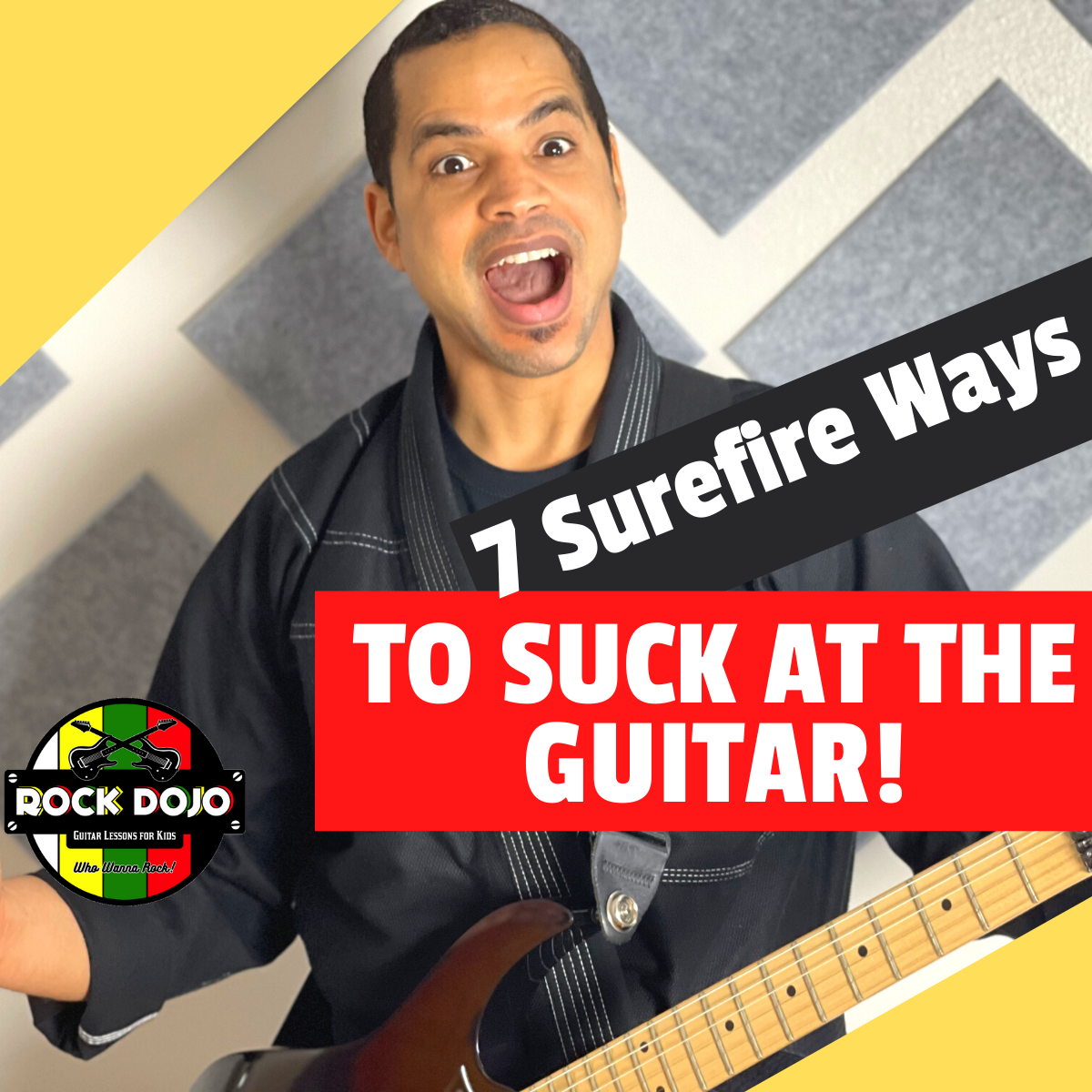 Learn the best way to suck at the guitar