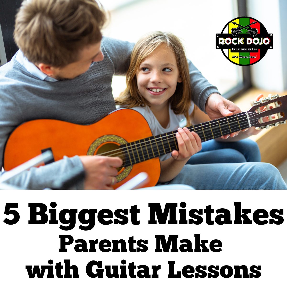 Learn the five biggest mistakes parents make with guitar lessons, so you can avoid them during your child's free online guitar lessons for kids.