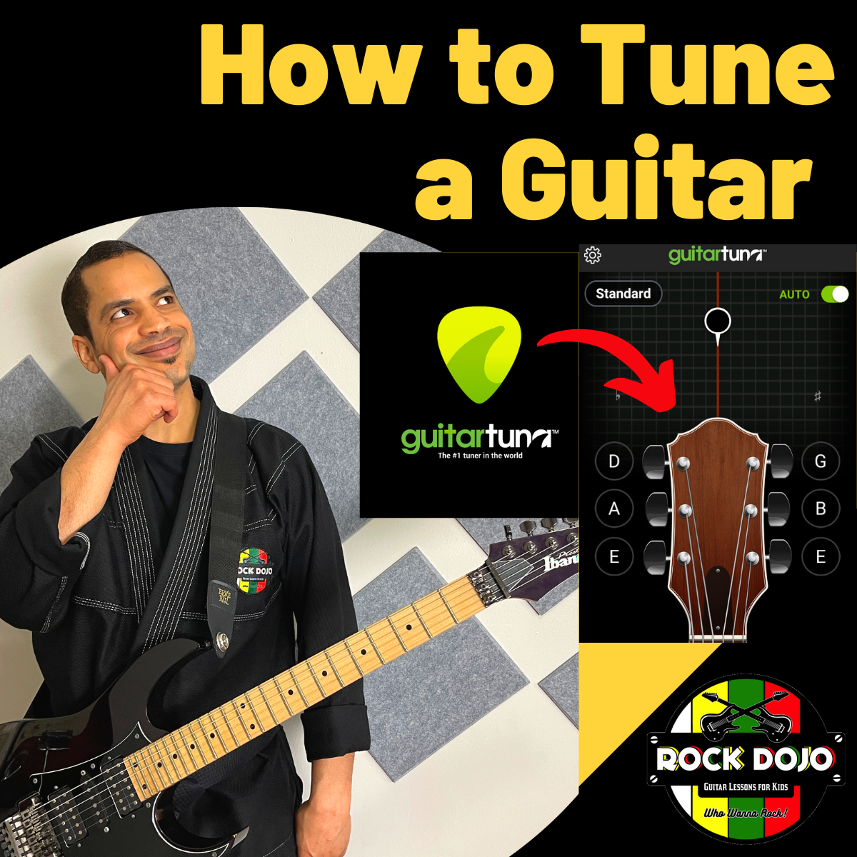 Learn how to tune a guitar.