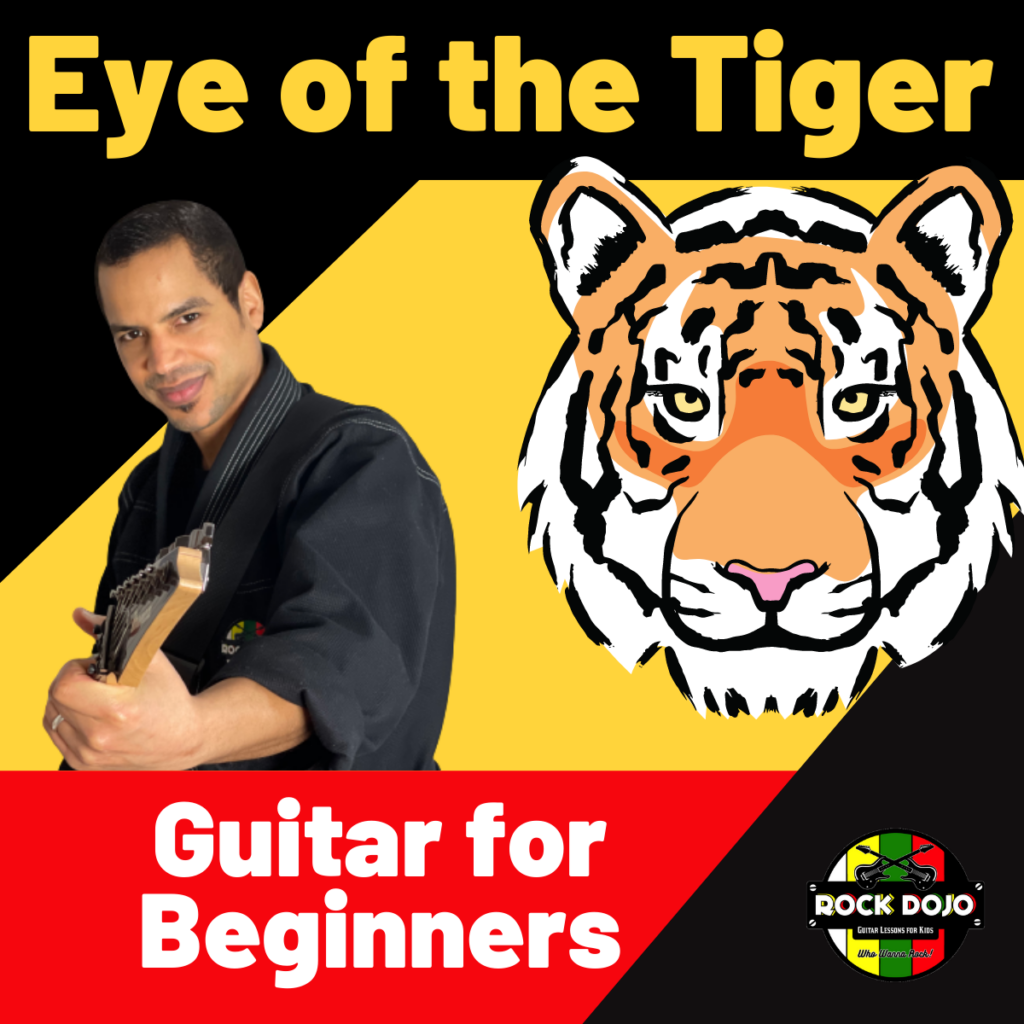 Learn how to play Eye of the Tiger on guitar.