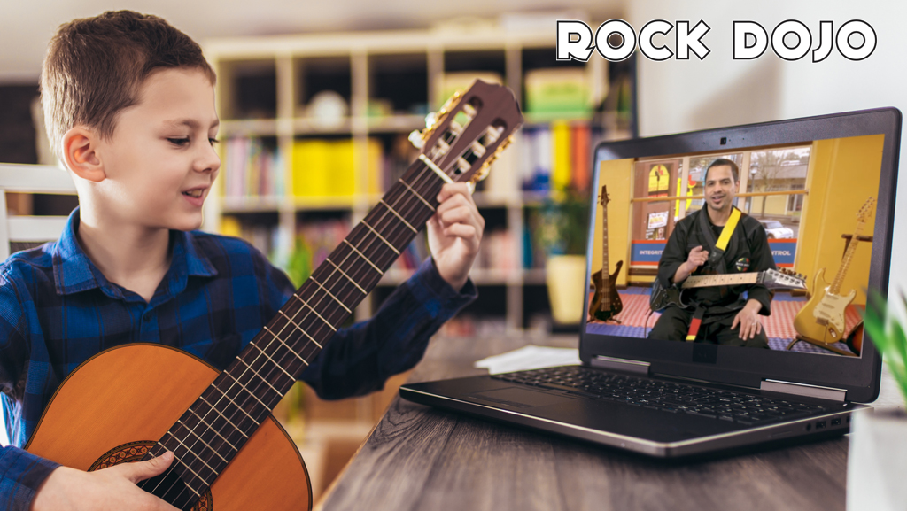 Discover Rock Dojo's award-winning online private guitar lessons for kids.