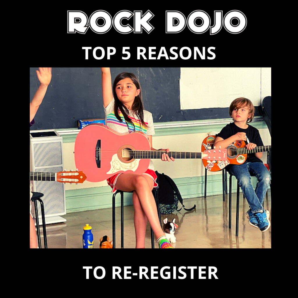 5 Reasons to re-register for Rock Dojo after-school 