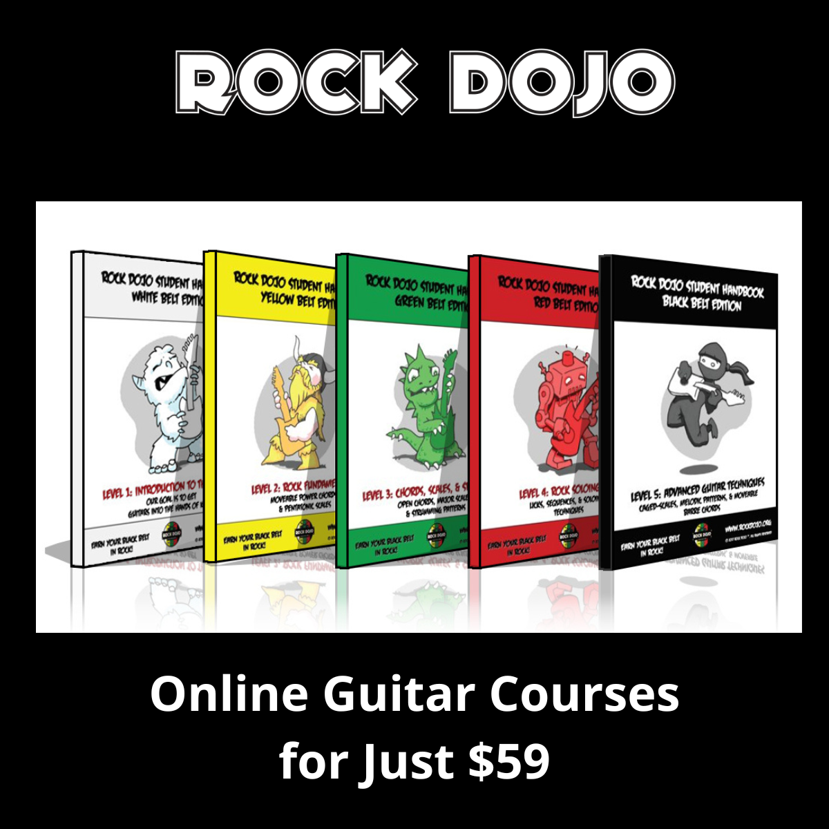 Learn how to play guitar with Rock Dojo's award-winning online guitar lessons for kids.