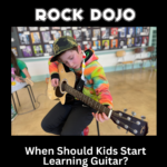When is the best age for kids to start learning guitar? Find out now when is the right time to register your child for guitar lessons for kids.