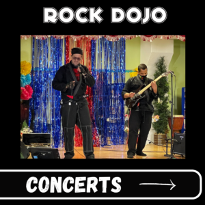 Book a Rock Dojo kids live concerts to bring the high energy, passion, and fun of rock to your child's birthday party or school event.