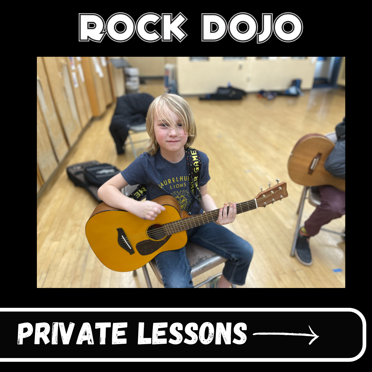 Rock Dojo online private guitar lessons provide kids with a great opportunity to learn to play the guitar.