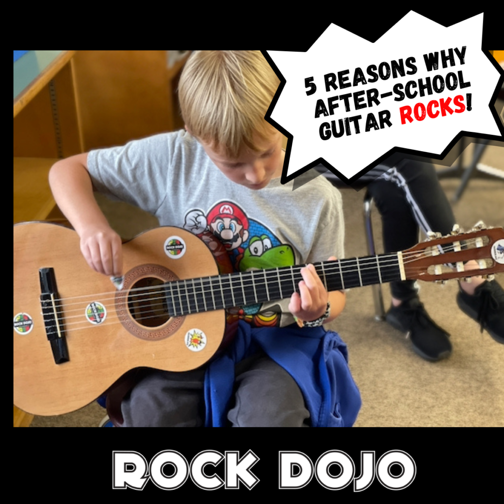 
Image Name:
rock-dojo-guitar-lessons-for-kids-student.jpg

Image Description:
A young student of Rock Dojo, intensely focused and engaged in playing the guitar, demonstrates the concentration and joy derived from participating in guitar lessons for kids. The setting is vibrant, filled with musical notes and Rock Dojo's encouraging atmosphere, capturing the essence of a child's musical journey and growth.

Alt Text:
Rock Dojo student engaged in guitar lessons for kids, showing focus and enjoyment in a musical learning environment.